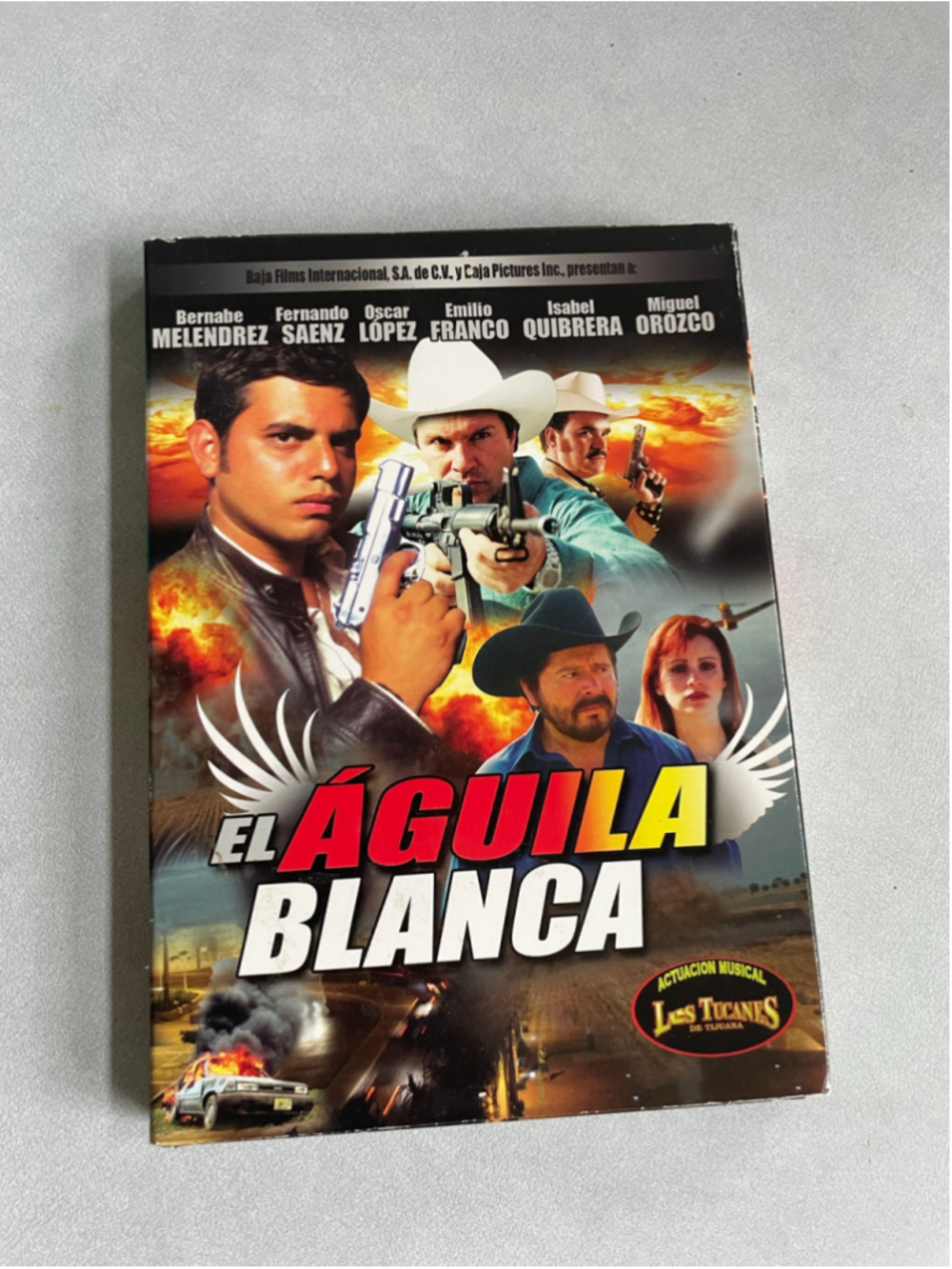 El Águila Blanca DVD Baja Films International Action Movie